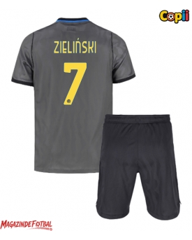 Inter Milan Piotr Zielinski #7 Echipament de Fotbal Replică 2026-27 Copii Treilea (+ Șorturi)